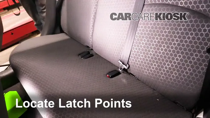 2015 Mitsubishi Mirage ES 1.2L 3 Cyl. Car Seats Install